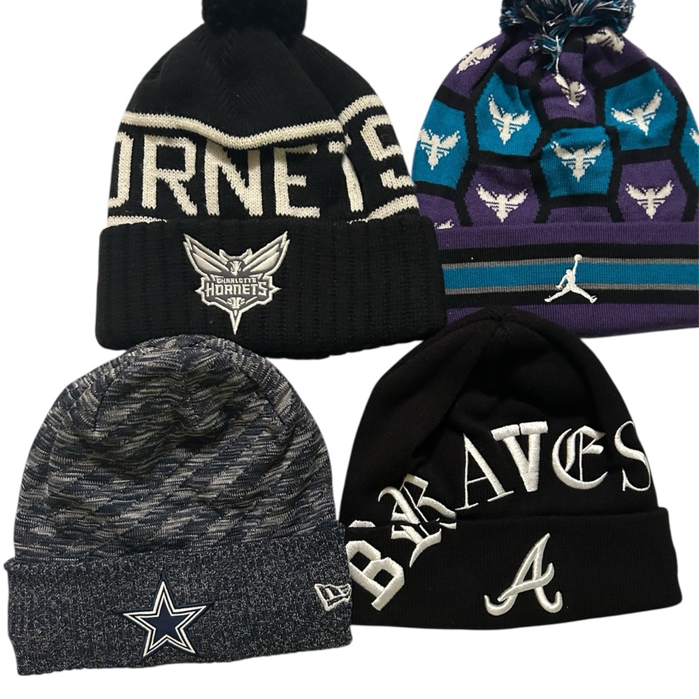Hornets, Braves, Cowboys Toboggan (4 all sold together)